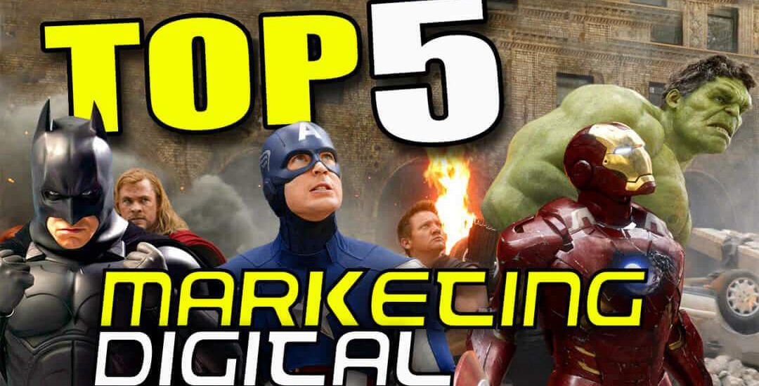 MARKETING DIGITAL PROFISSIONAIS TOP 5