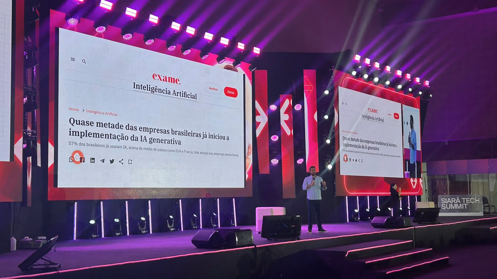 palestrante de inteligência artificial