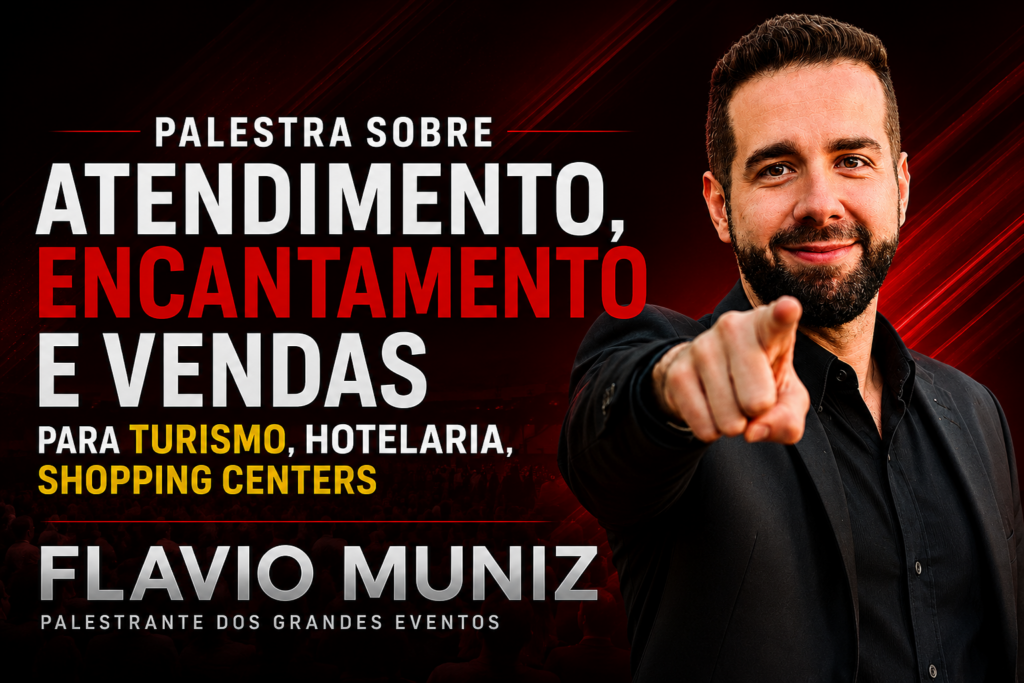 Palestra sobre atendimento e vendas