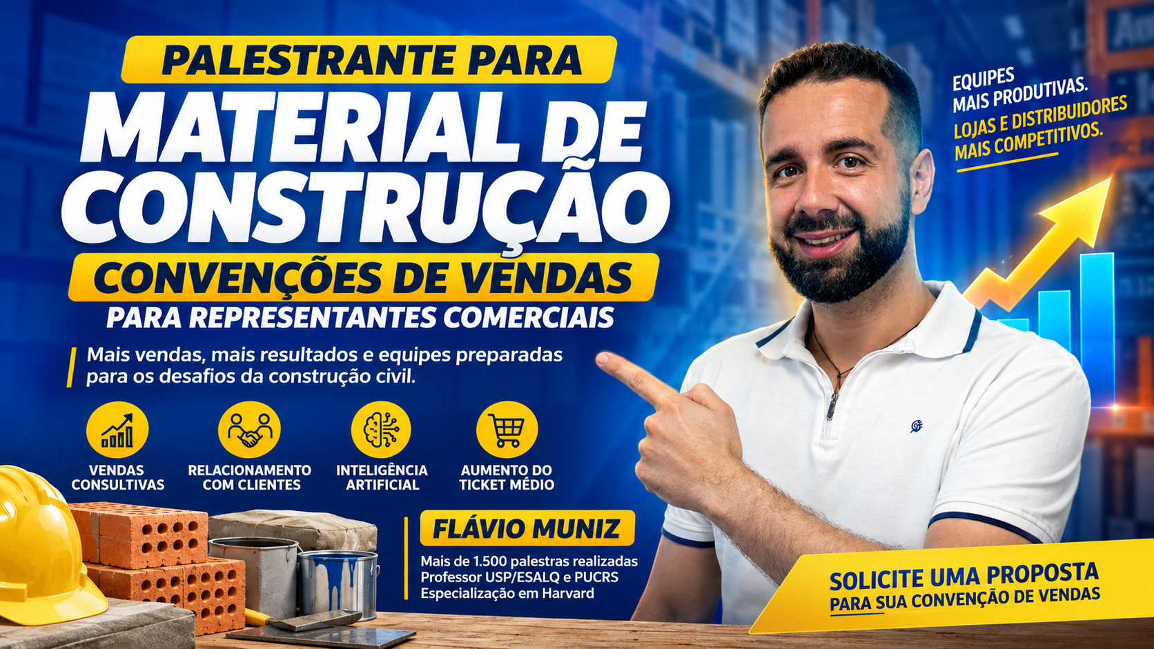 Palestrante para Material de Construção